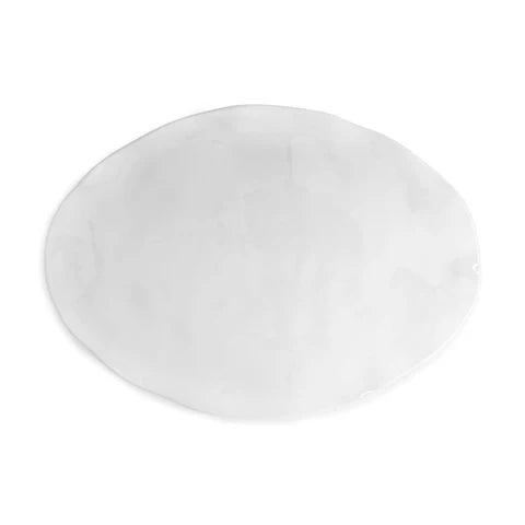 QSQUARED- LARGE WHITE RUFFLE PLATTER
