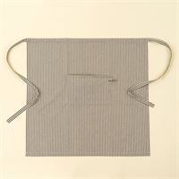 INDABA - BLACK TICKING BUTCHER'S APRON