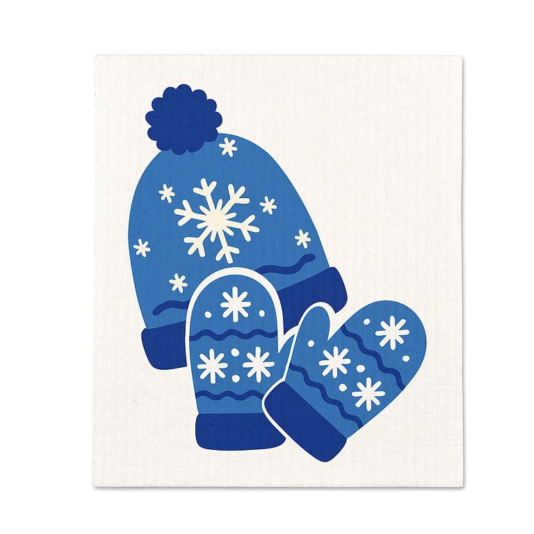 ABBOTT - S/2 MITTS & HATS DISHCLOTHS-6.5X8"L