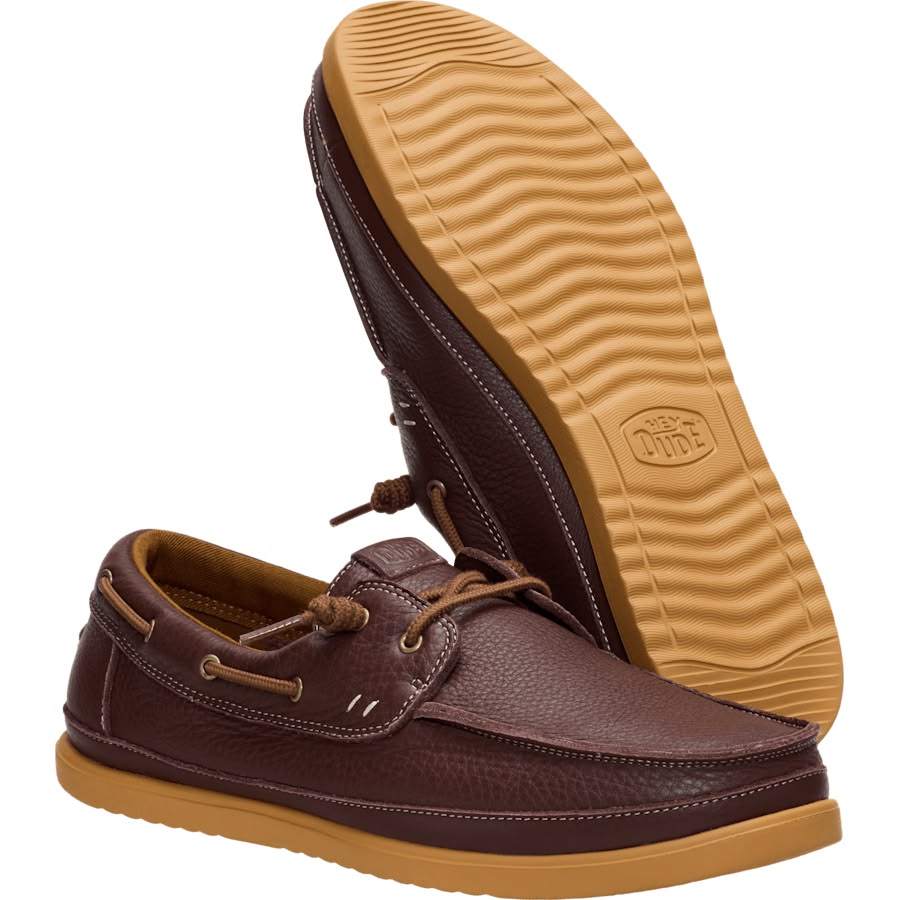 HEY DUDE - MEN'S HARBOR LO CRAFT LEATHER