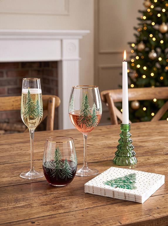 ABBOTT - SM FROSTED FOREST NAPKINS-20PK