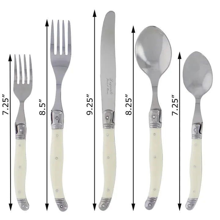 FRENCH HOME - LAGUIOLE 20PC STAINLESS STEEL FLATWARE SET