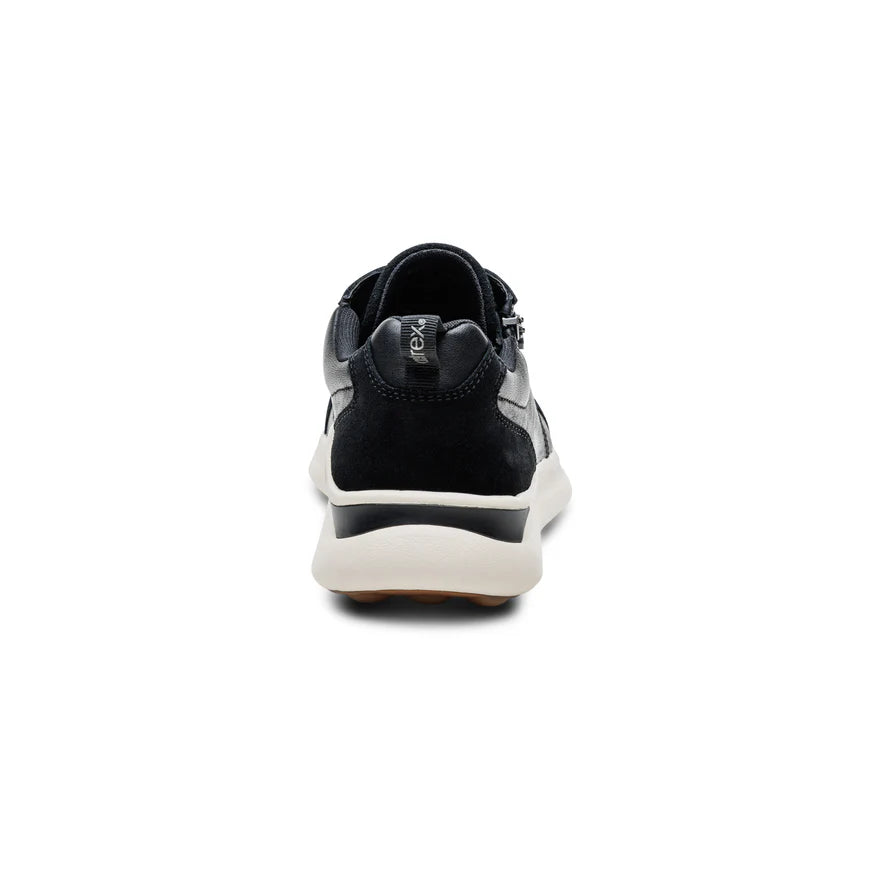 AETREX- WOMEN'S ELISE BLACK ARCH SUPPORT SNEAKER