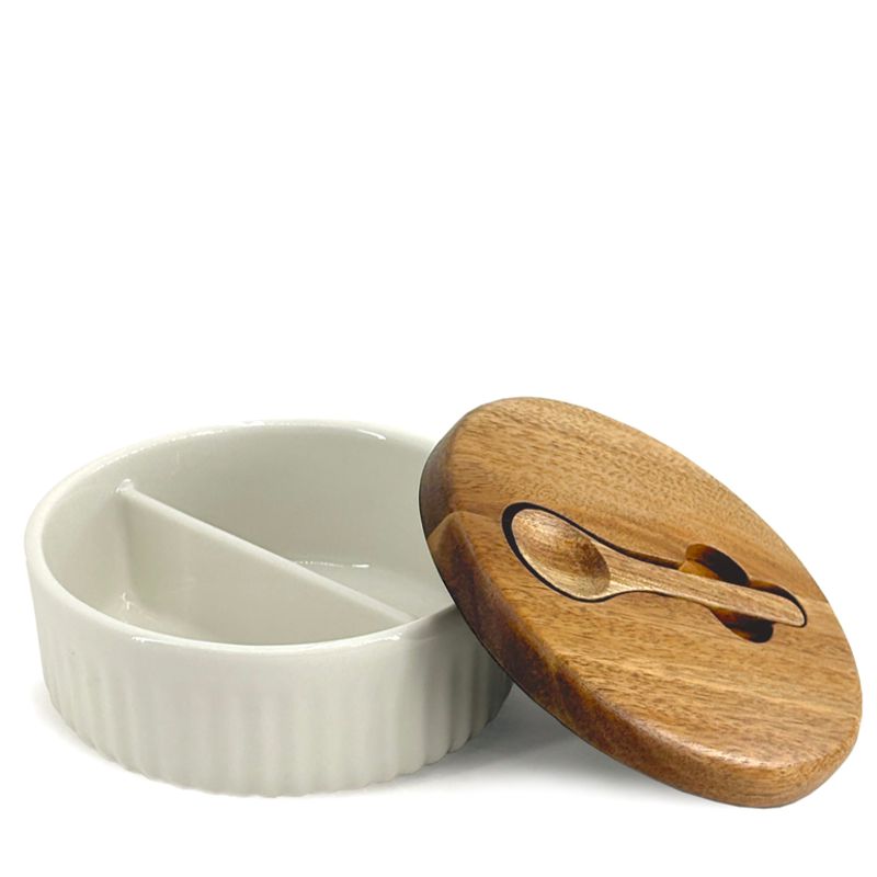 BIA - DIV. SALT KEEPER W/ SPOON