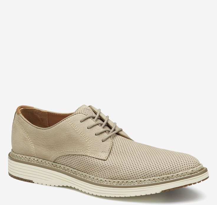 JOHNSTON & MURPHY- Men's Upton Perfed Plain Toe