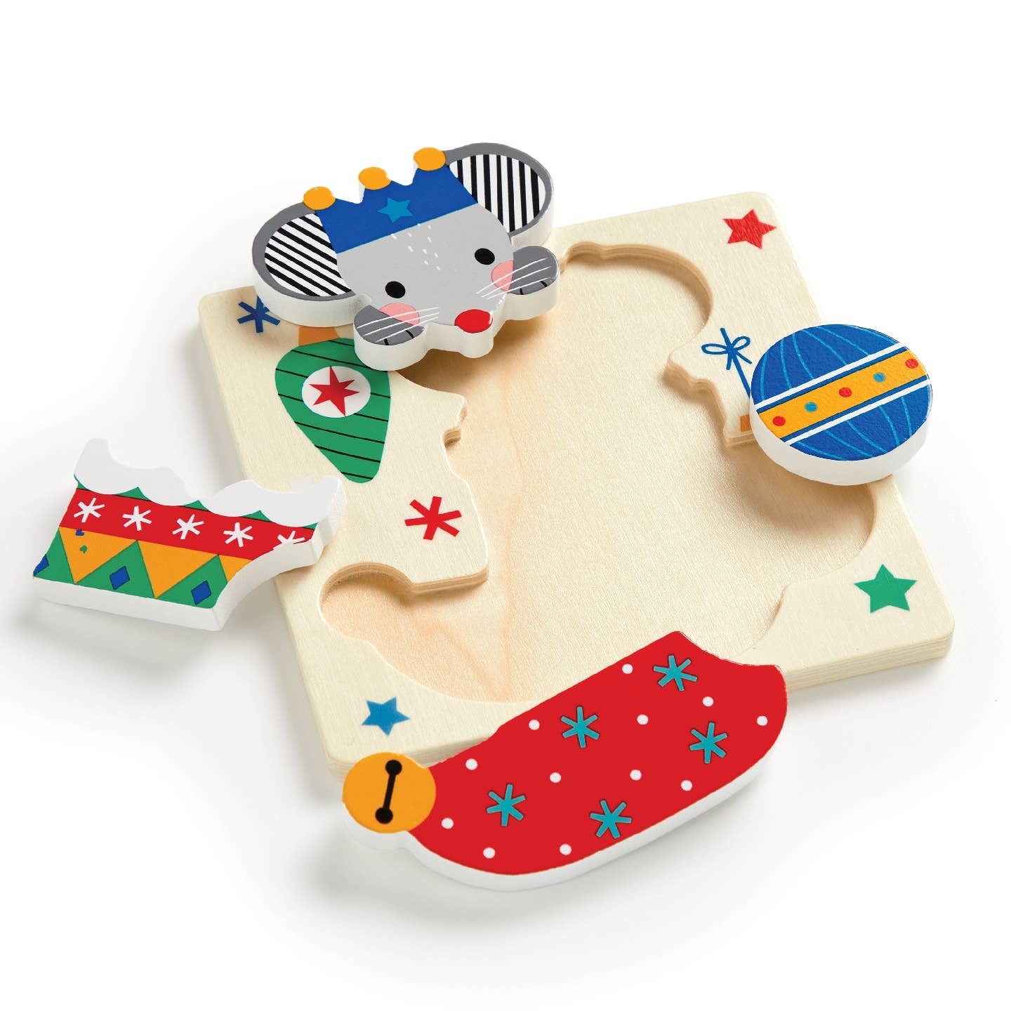 Christmas Set of 4 Wood Puzzles