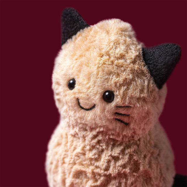 JELLYCAT - AMUSEABLES PEANUT CAT OUTFIT