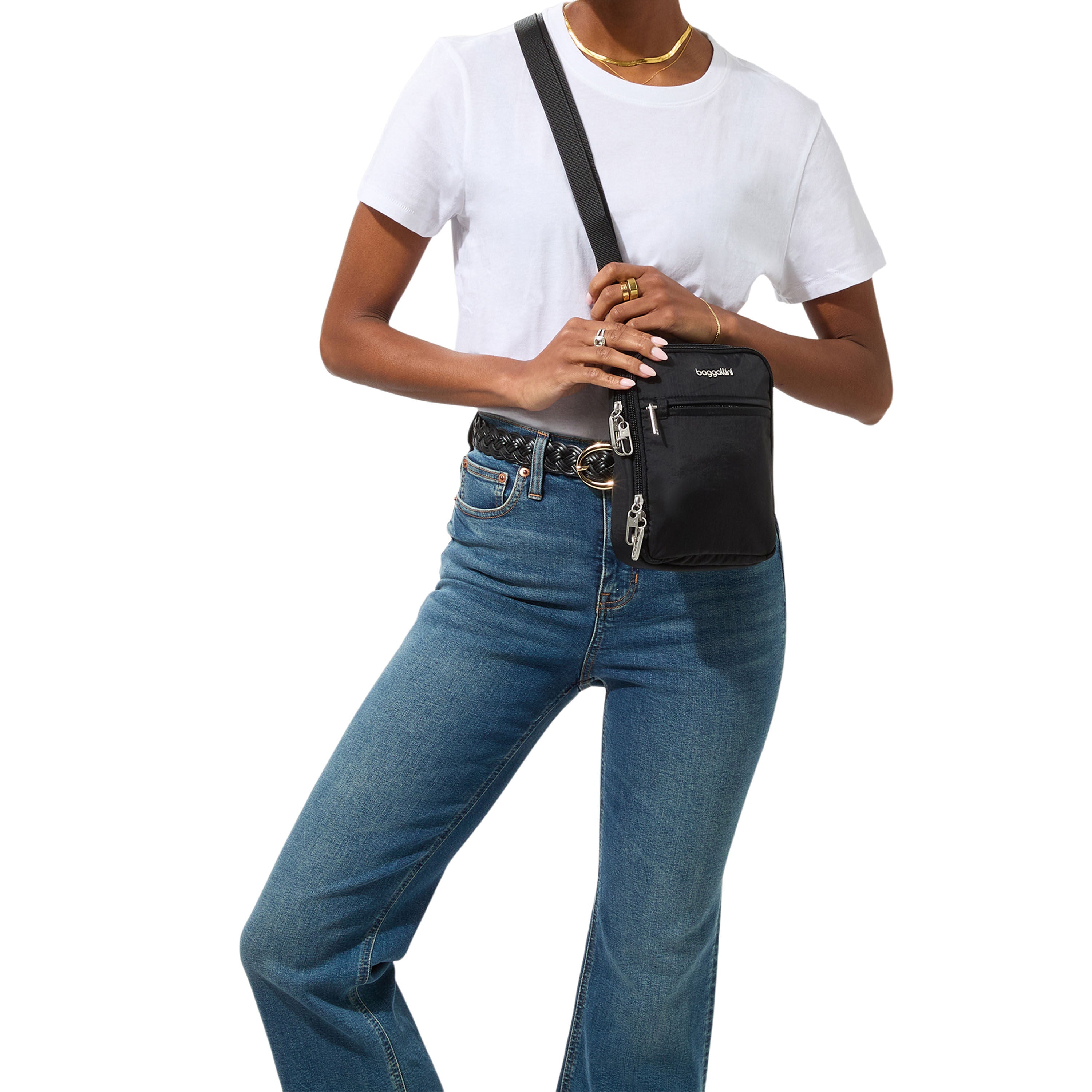 BAGGALLINI - SECURTEX ANTI-THEFT MINI EVERYTHING CROSSBODY