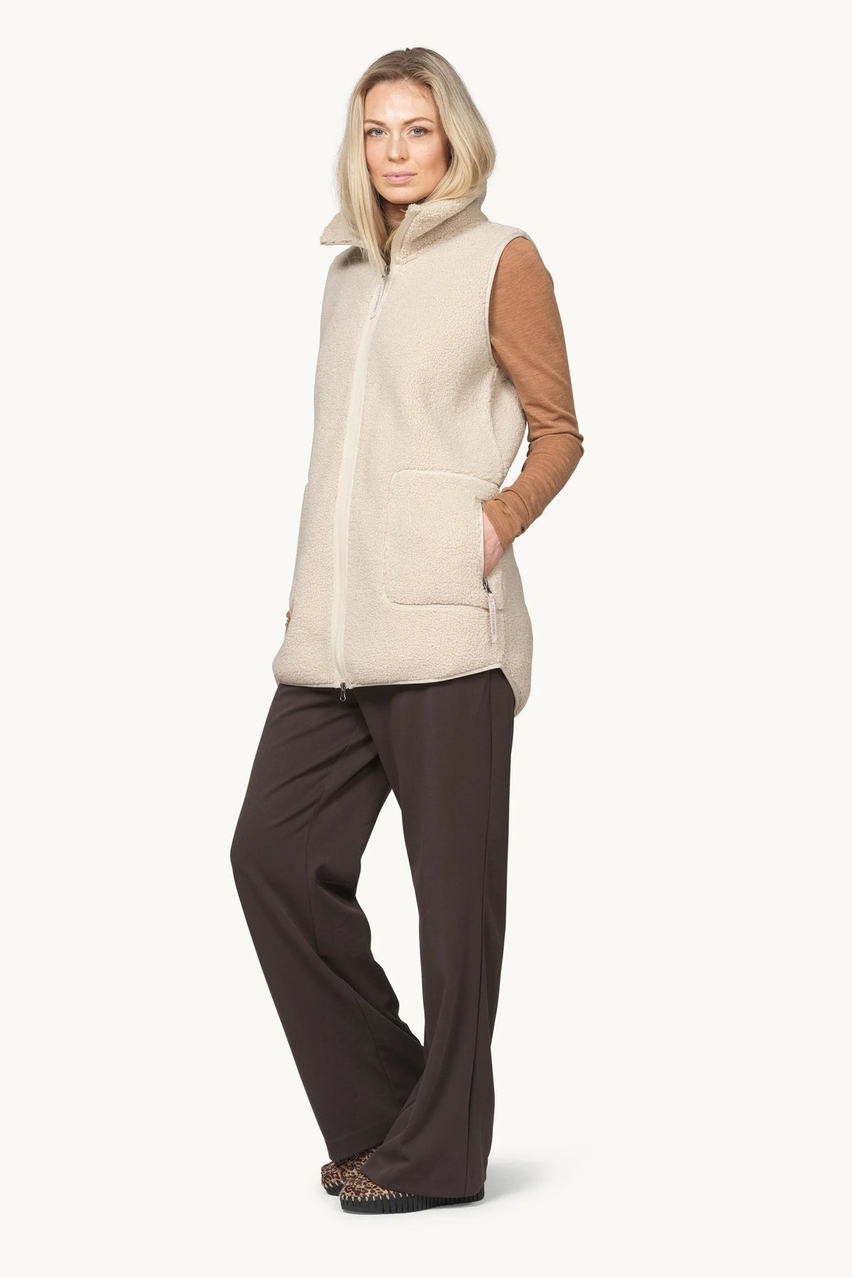 ILSE JACOBSEN - WOMEN'S LONG FLEECE VEST
