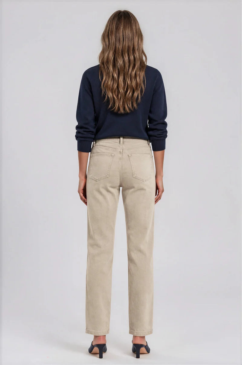 CARRELI - 5-Pocket Straight Leg Corduroy Pant