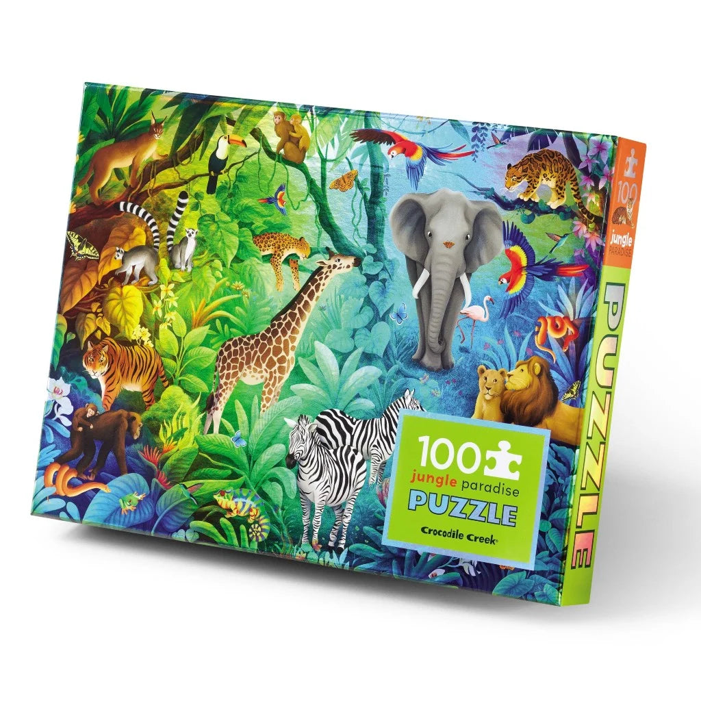 CROCODILE CREEK - 100 PC HOLOGRAPHIC/JUNGLE PARADISE