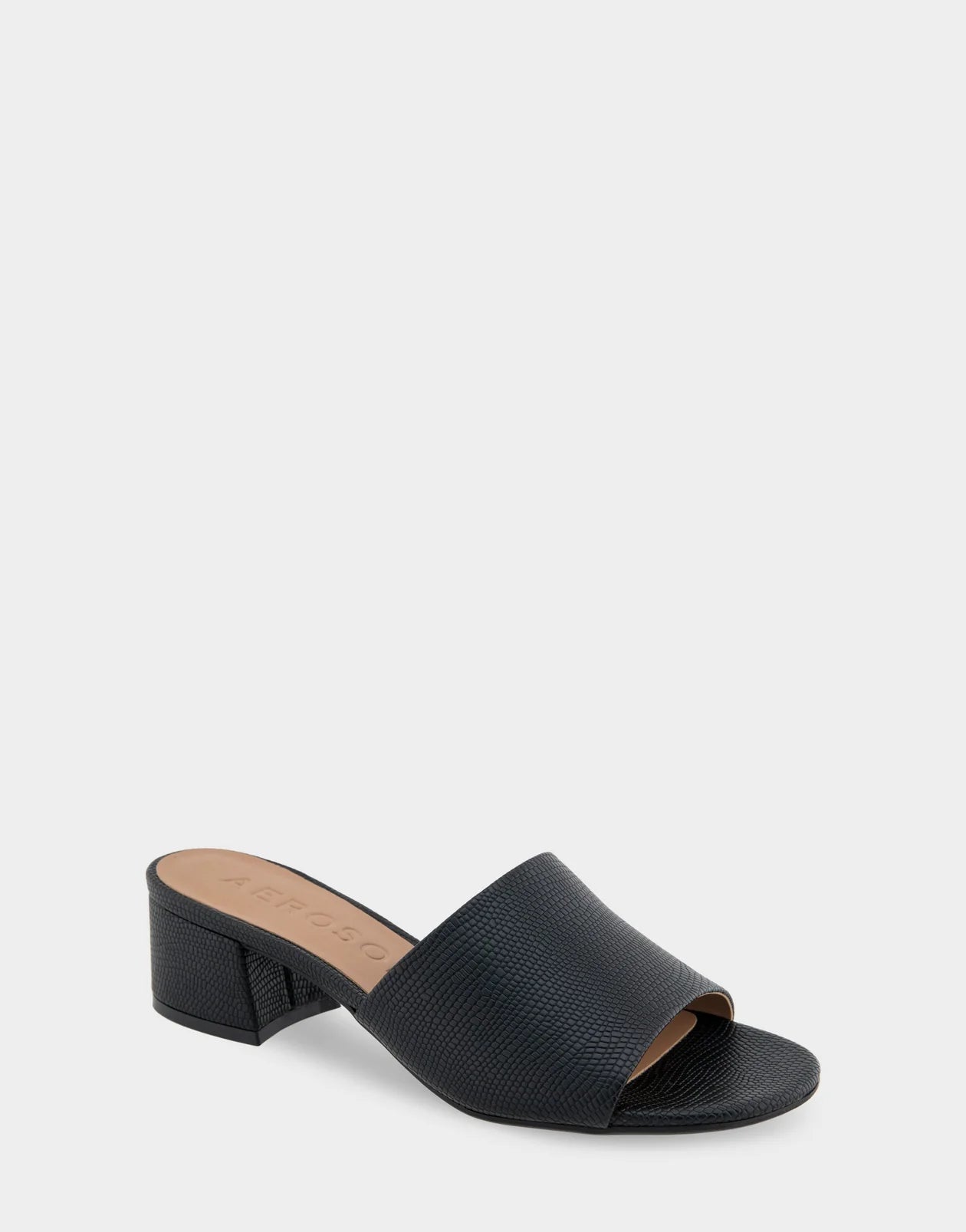 AEROSOLE- WOMEN'S COMO HEELED SLIDE SANDAL