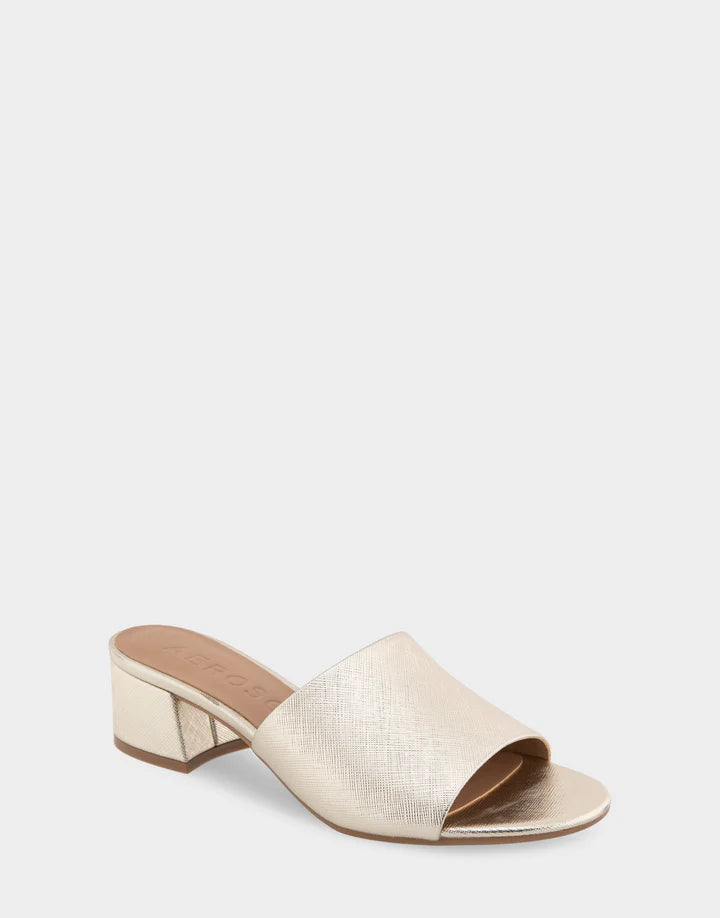 AEROSOLE- WOMEN'S COMO HEELED SLIDE SANDAL