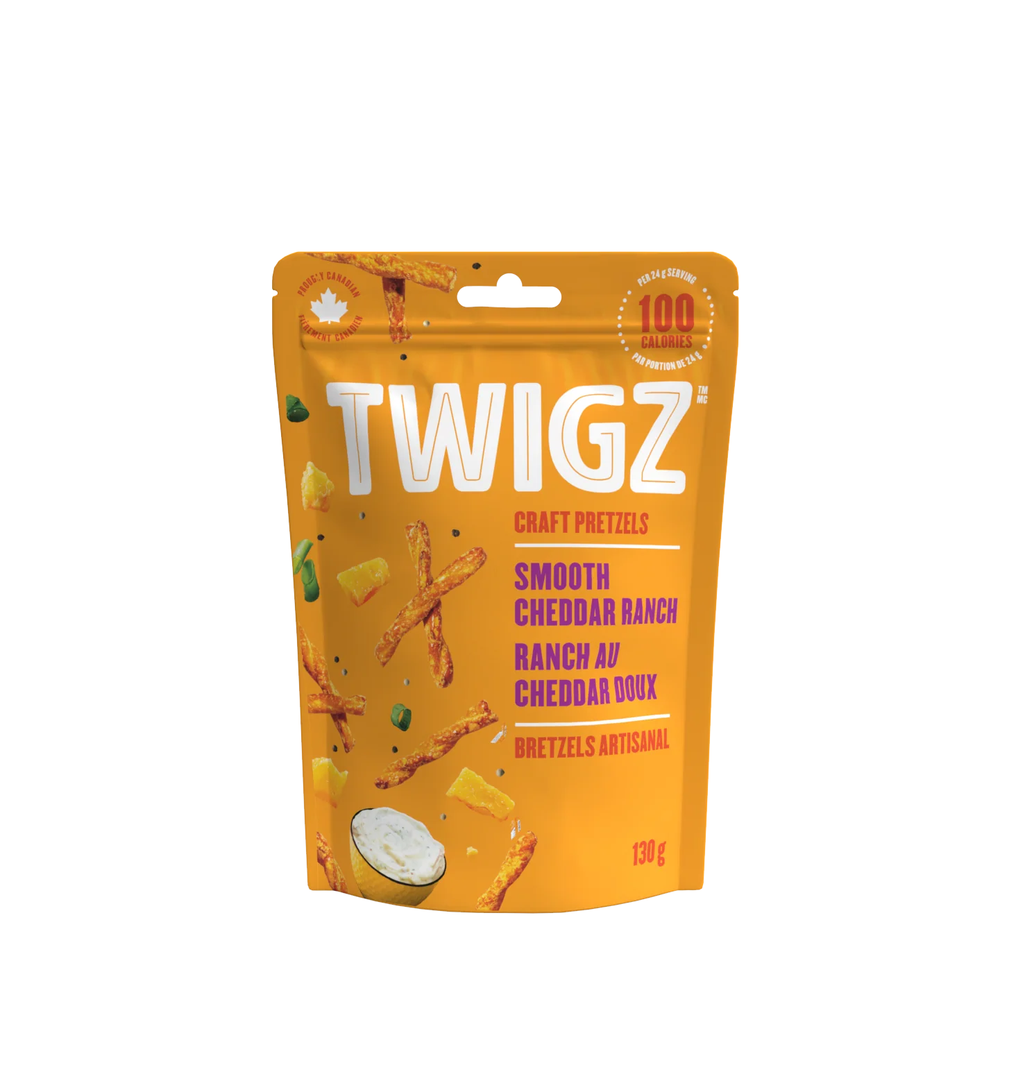 TWIGZ - SMOOTH CHEDDAR RANCH PRETZEL