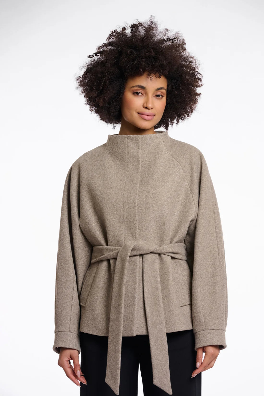 RINO & PELLE - SHORT COAT WITH COLLAR