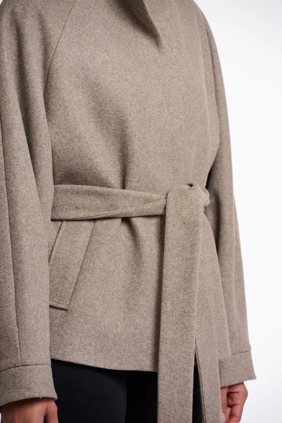 RINO & PELLE - SHORT COAT WITH COLLAR