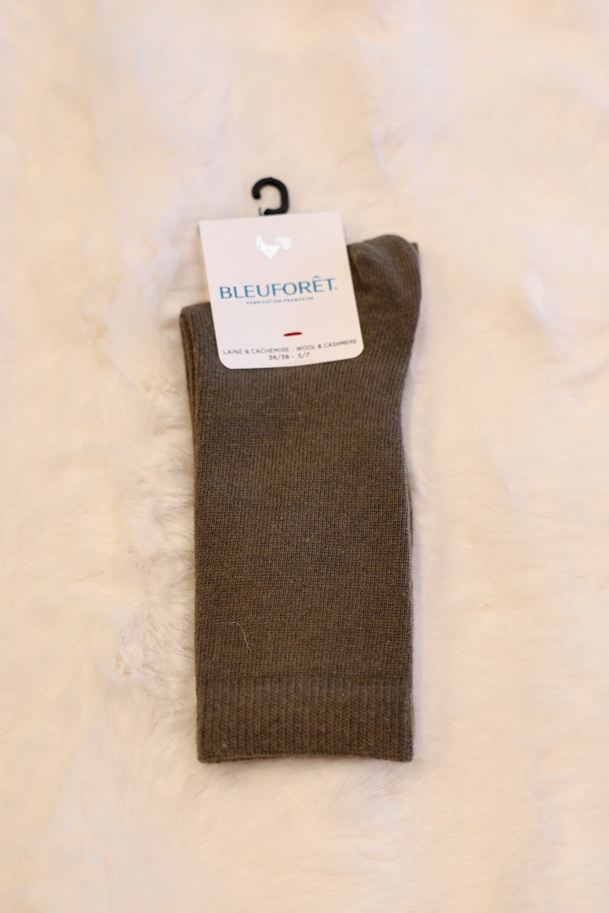BLEU FORET - WOMEN'S WOOL & CASHMERE SOCKS 6095