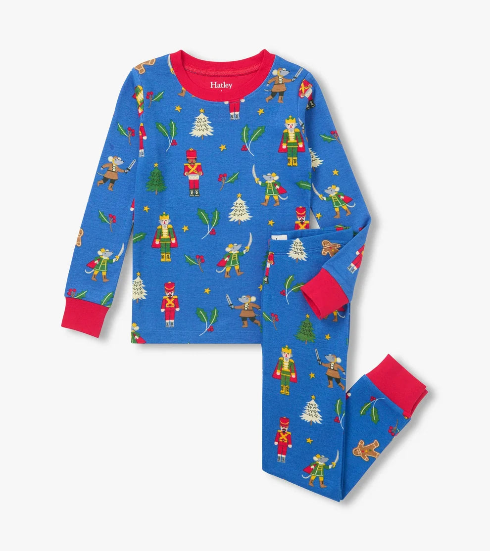 HATLEY - BOYS BLUE NUTCRACKER PJ SET