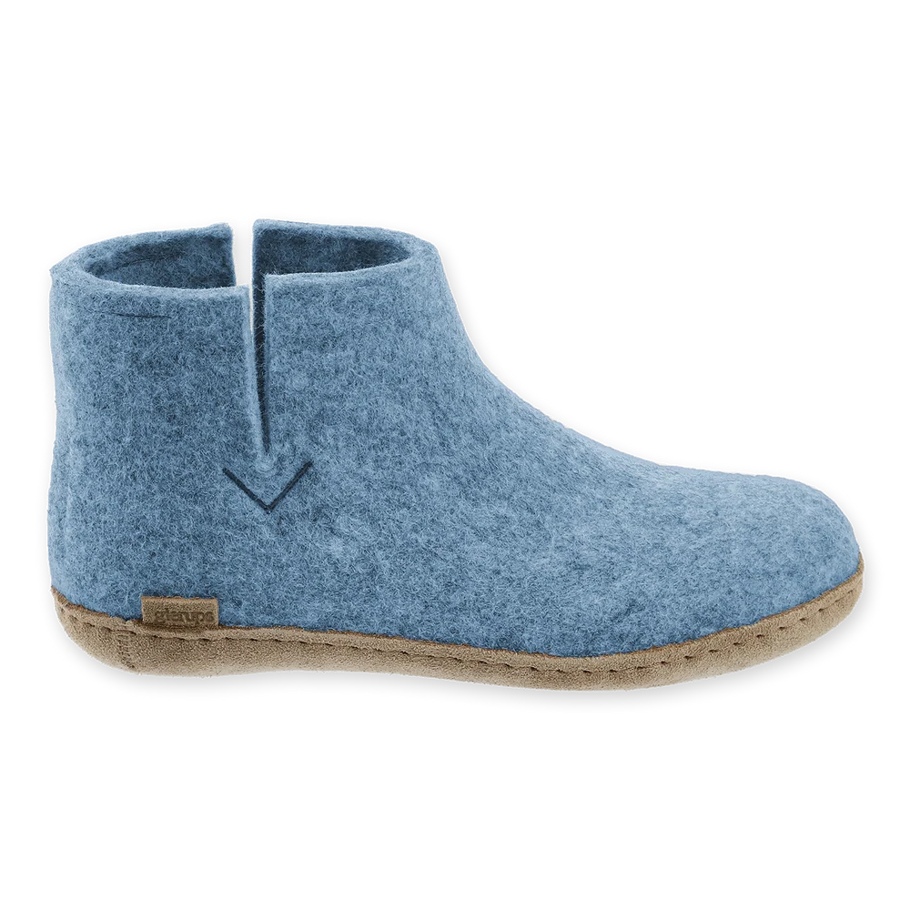 GLERUPS - WOMEN'S FELTED WOOL BOOT W/LEATHER SOLE