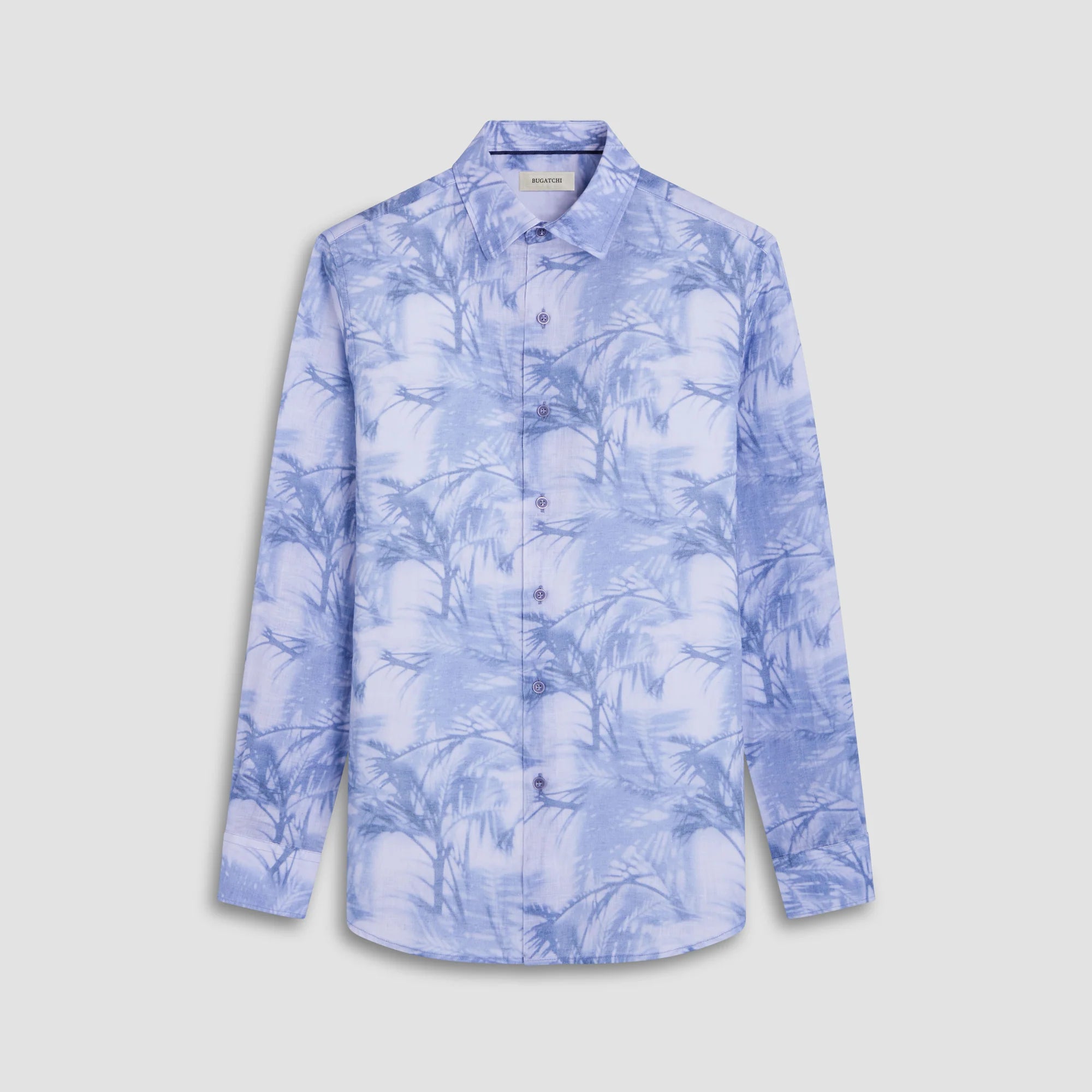BUGATCHI- Men's Julian Palm Tree Shirt