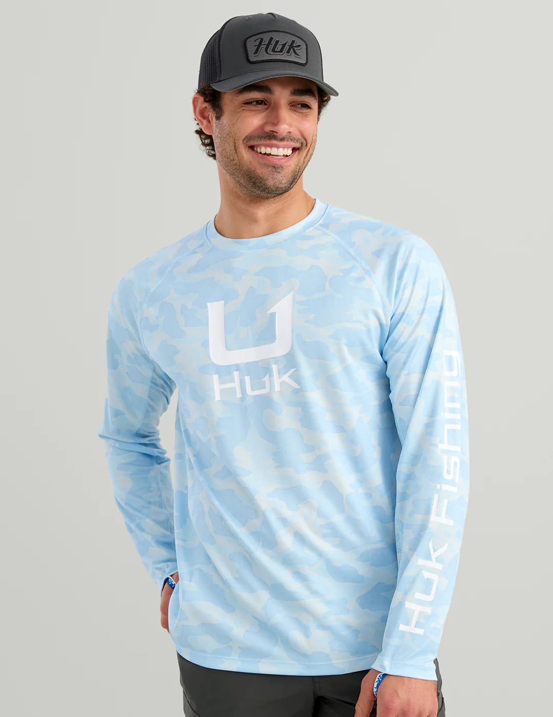 HUK - MEN'S ICON PRINTED CREW