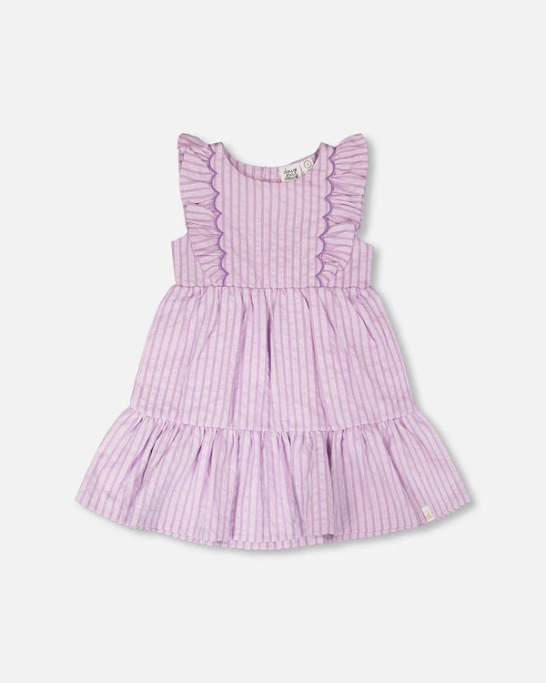 DEUX PAR DEUX - KID'S STRIPED DRESS