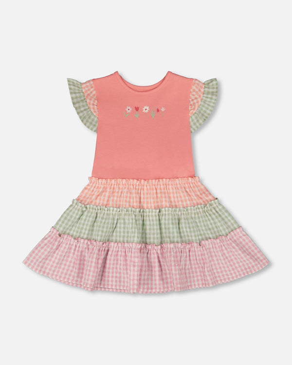 DEUX PAR DEUX - BI-MATERIAL DRESS