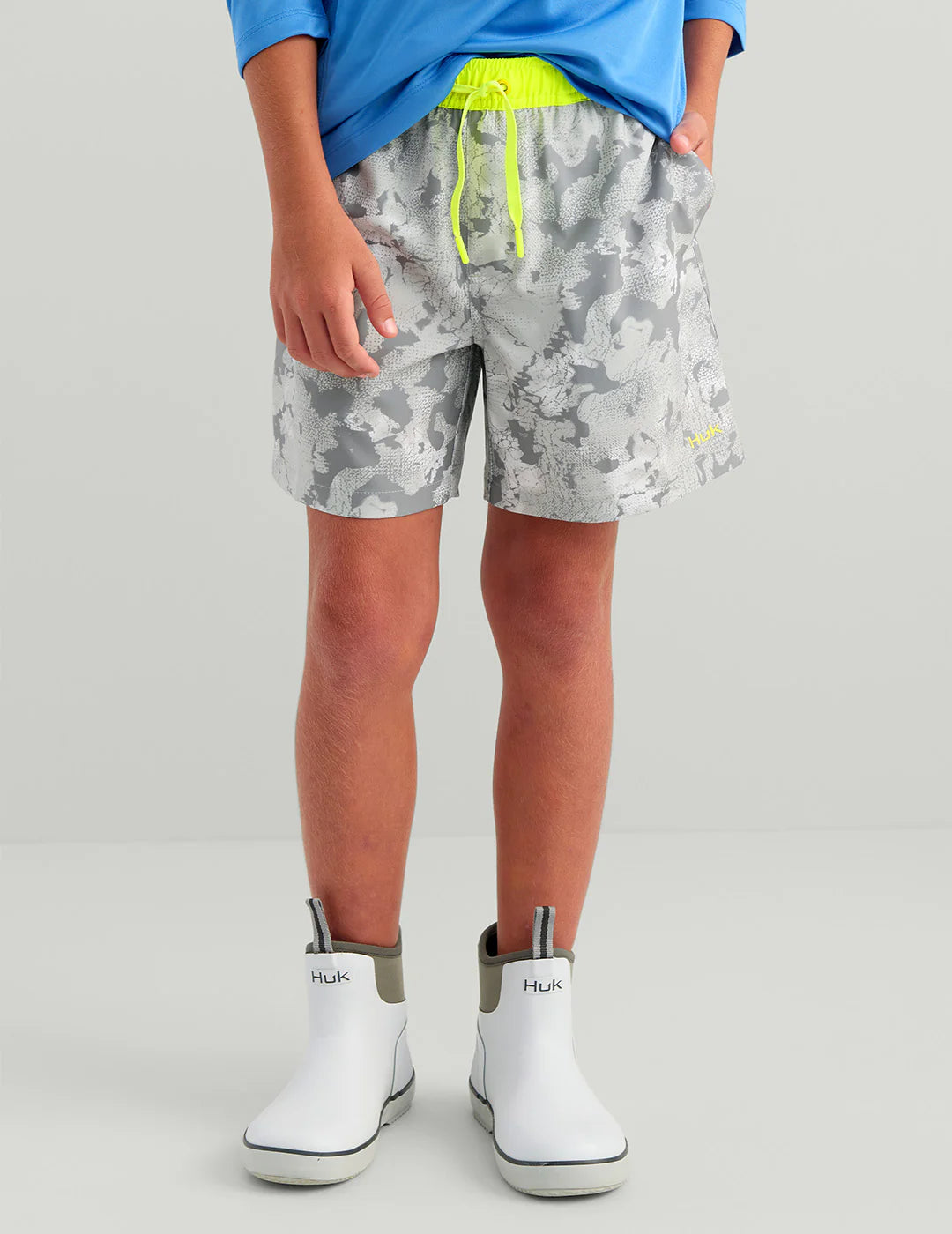 HUK - KIDS PURSUIT KC PRINTED VOLLEY SHORT