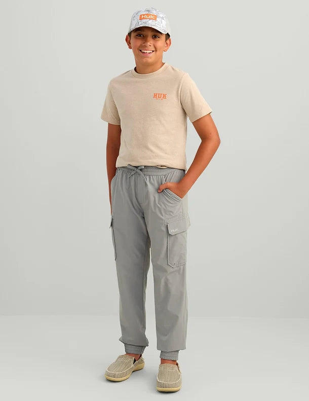 HUK - KIDS BOTTOMS AIRWEIGHT CARGO JOGGER