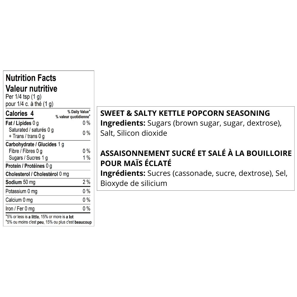Urban Accents - Sweet & Salty Kettle Corn Seasoning