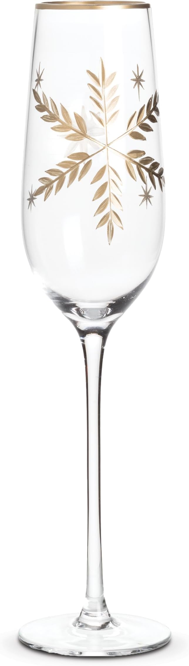 Abbott - Snowflake Flute-Gold-10.5"H(9oz)