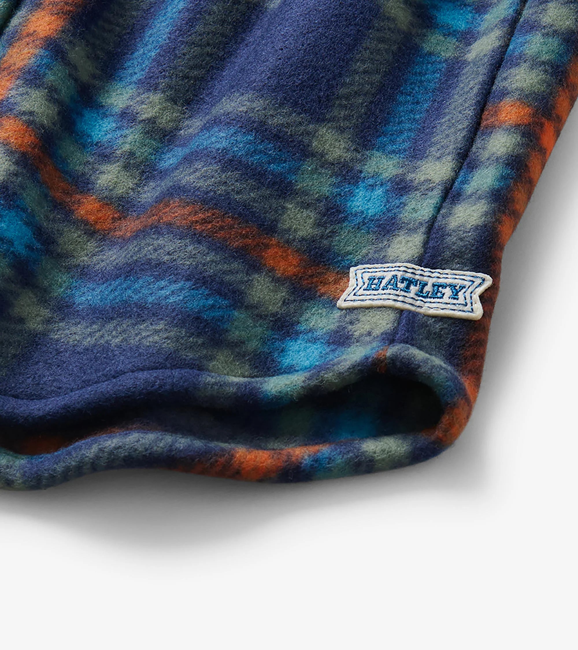 HATLEY - BOYS VARSITY PLAID FLEECE BUTTONDOWN
