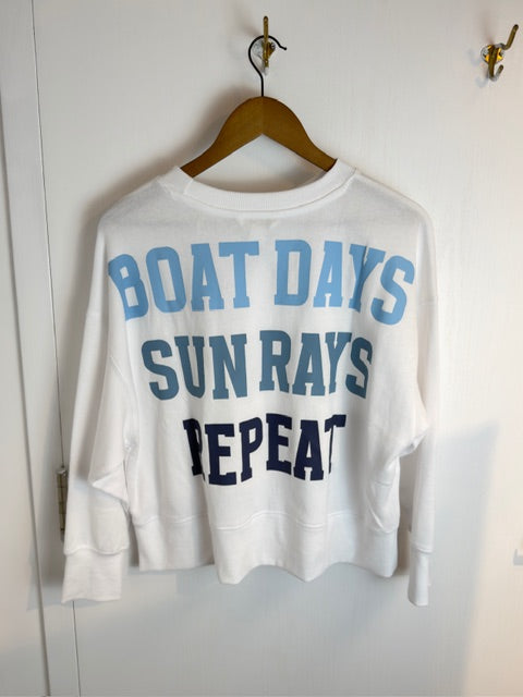 SHIRALEAH - BOAT DAYS, SUNRAYS SWEATER