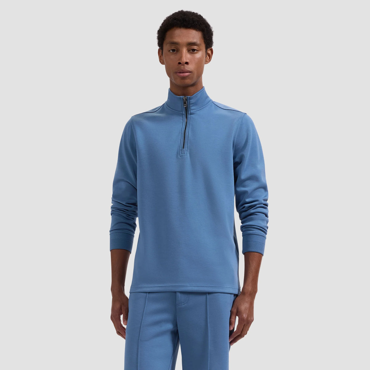 BUGATCHI - SOFT TOUCH 1/4 ZIP KNIT JF2420K95