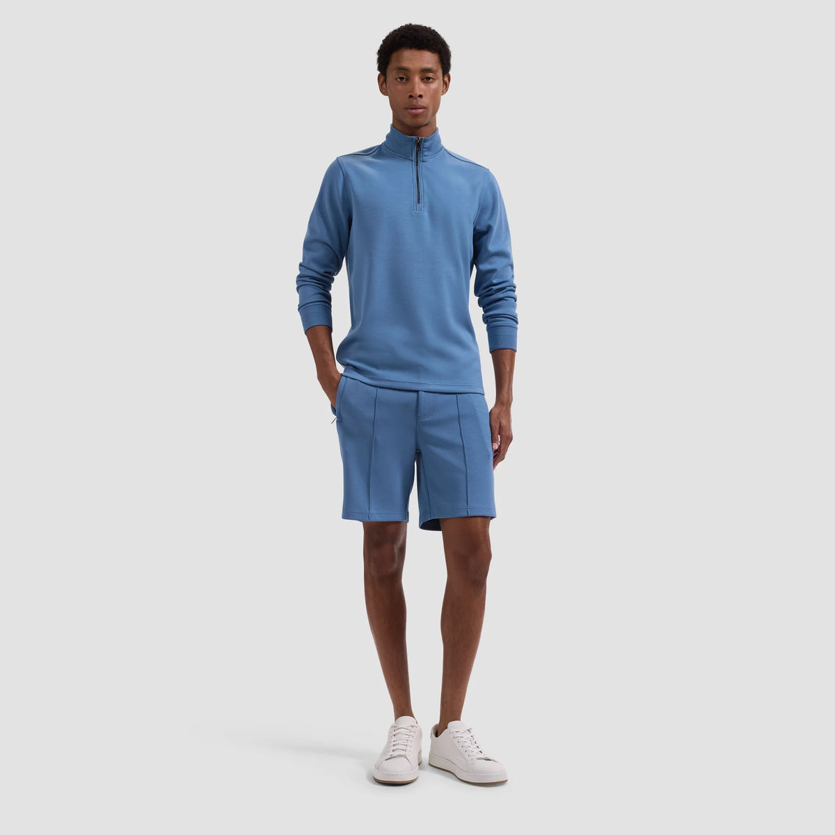 BUGATCHI - SOFT TOUCH 1/4 ZIP KNIT JF2420K95