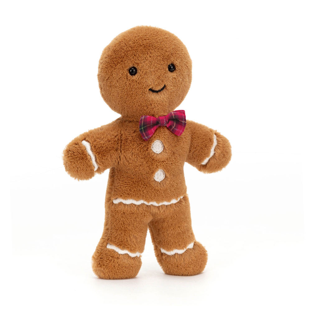 JELLYCAT PLUSH TOY JOLLY GINGERBREAD FRED – Bigley Shoes and