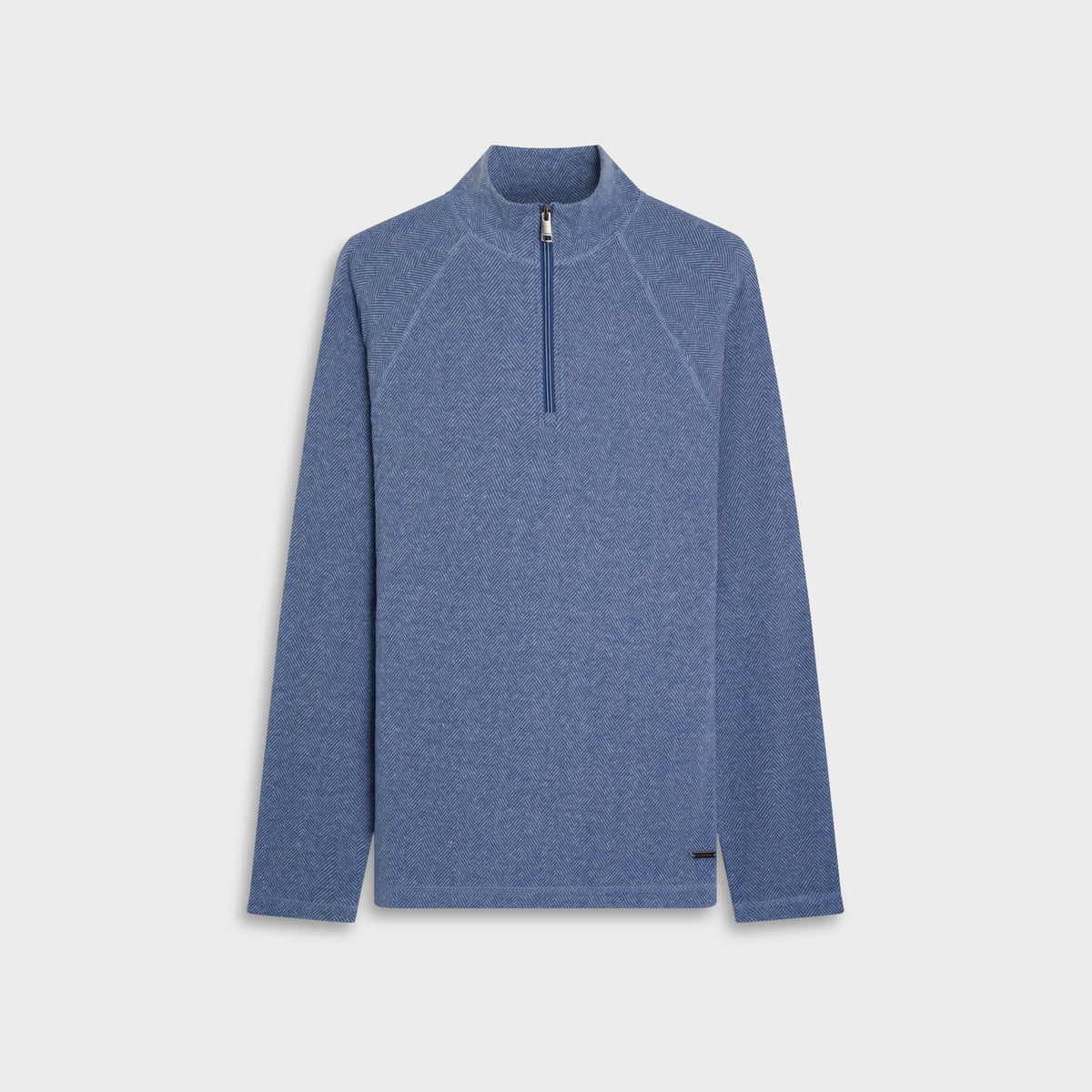 BUGATCHI - Chevron Quarter-Zip Pullover