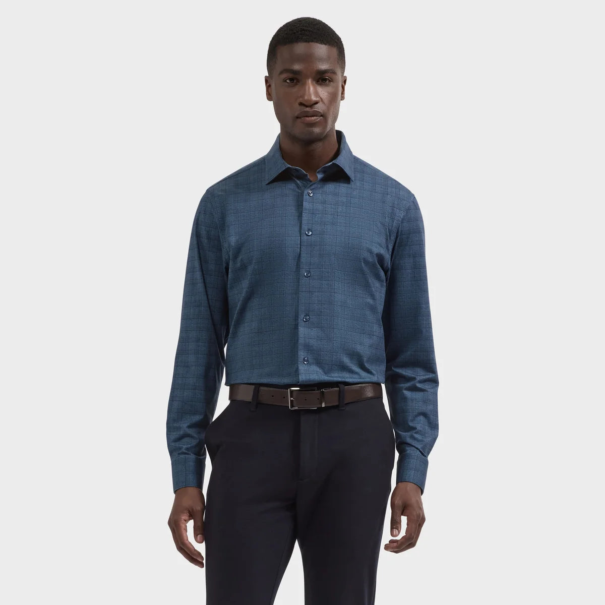 BUGATCHI - MEN'S JAMES OoohCotton® PLAID SHIRT