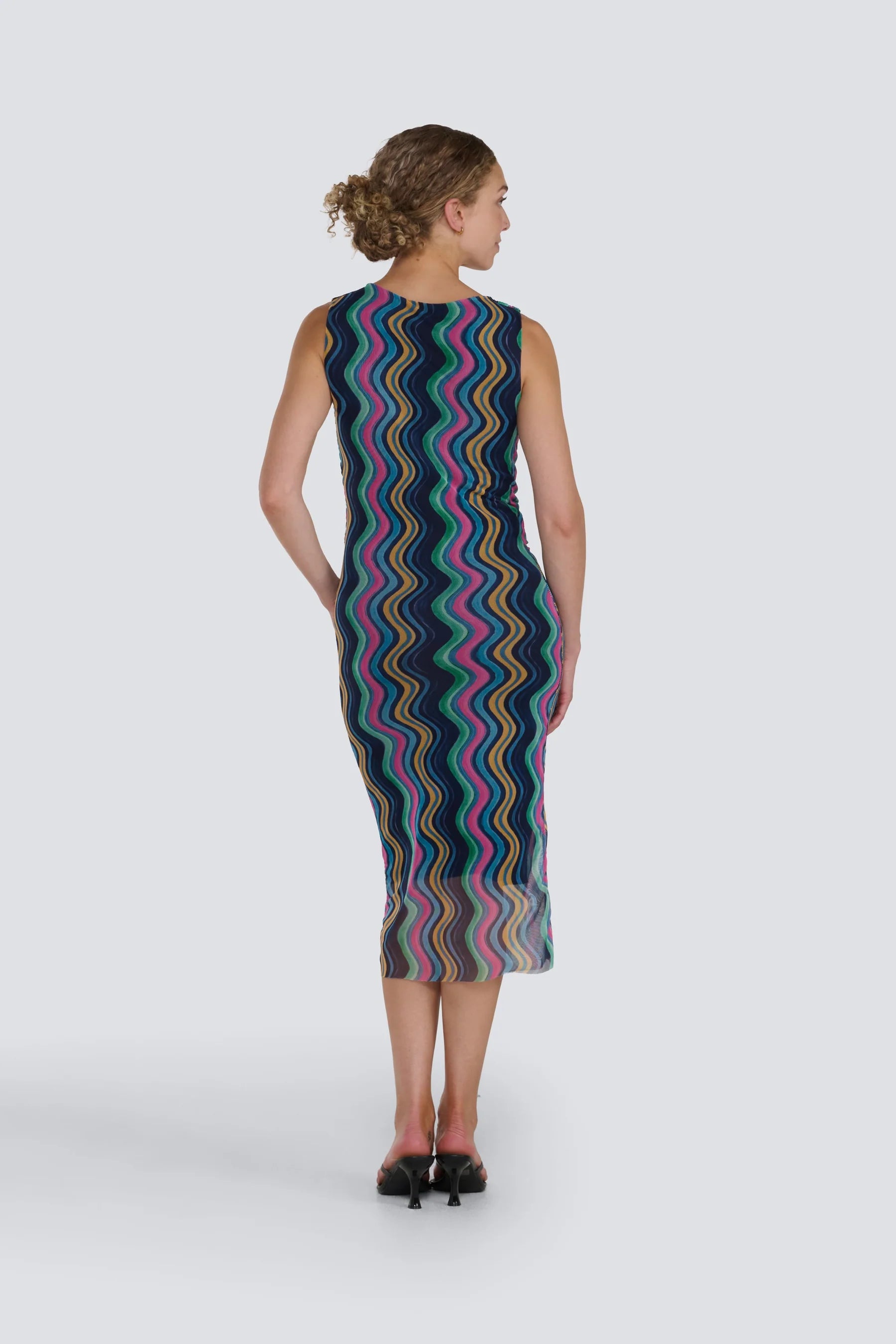 JESSICA LAURA - MESH PRINT DRESS