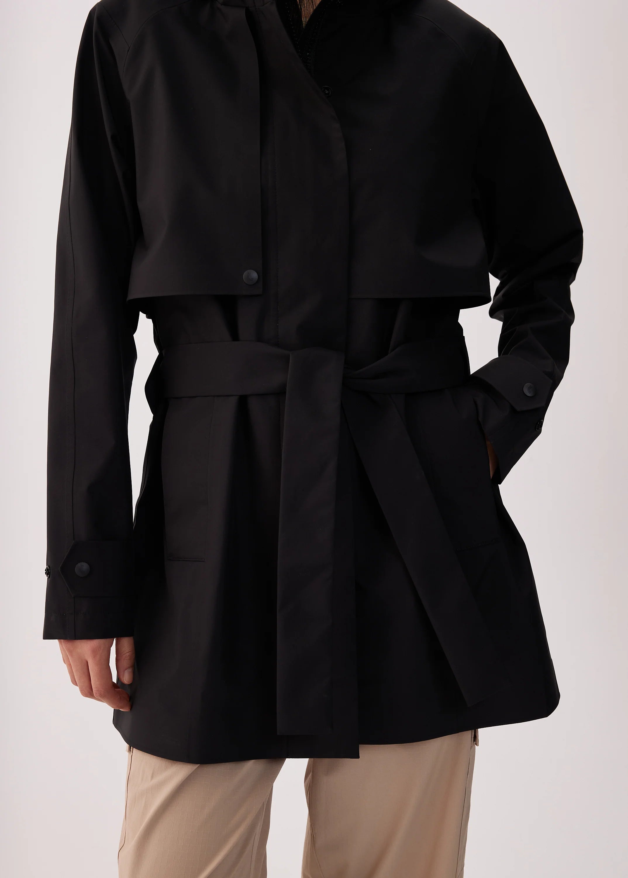 LOLE - ALIZE SHORT TRENCH COAT