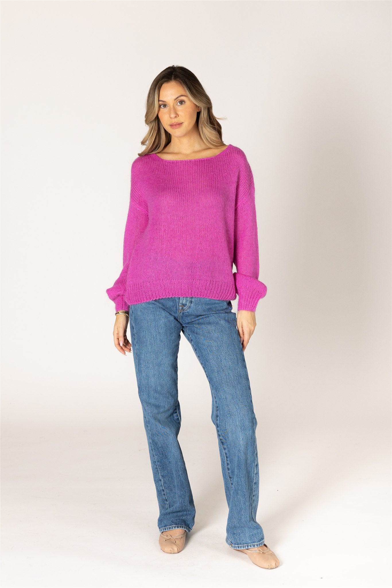 LYLA & LUXE - MARIGOLD MOHAIR PULLOVER SWEATER