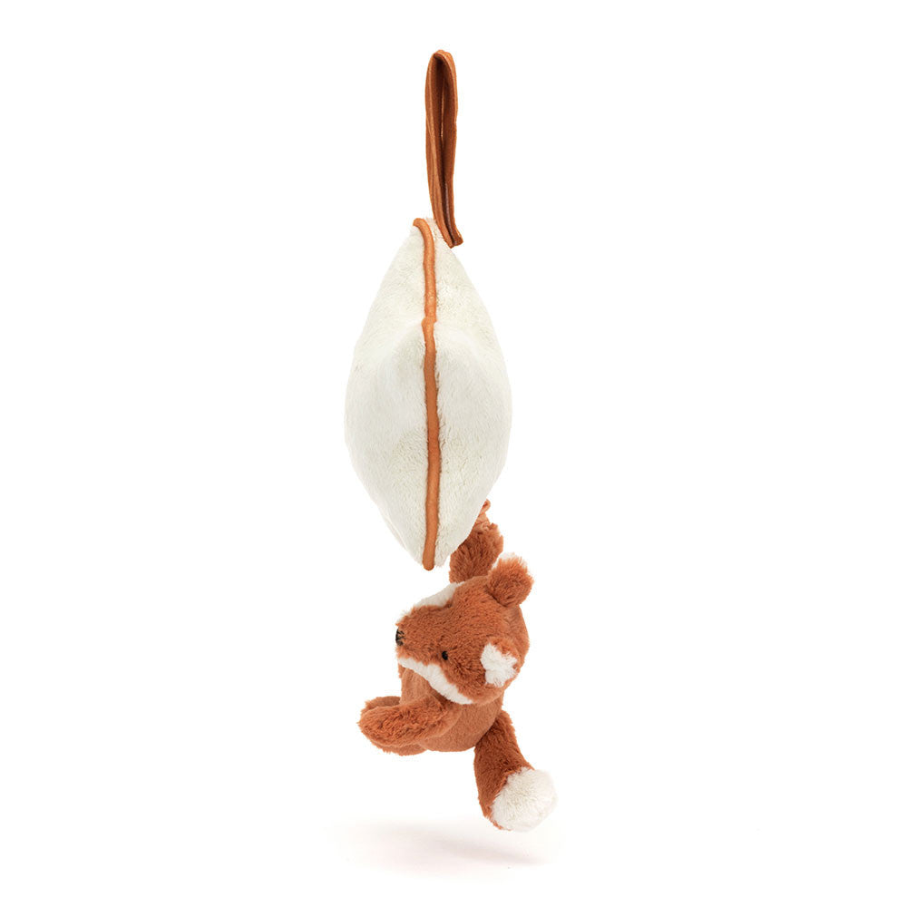JELLYCAT - PULL TOY BASHFUL FOX CUB MUSICAL PULL