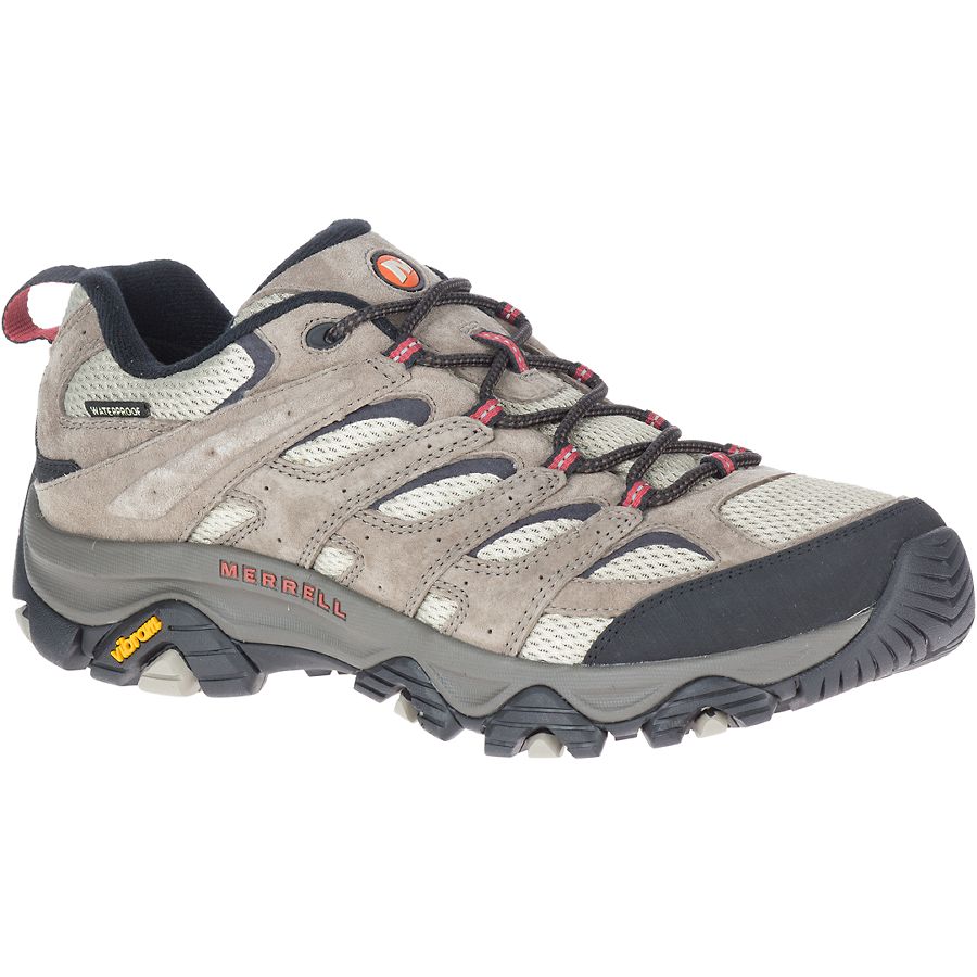 MERRELL- MEN'S MOAB 3 WP HIKING SHOE DARK BROWN