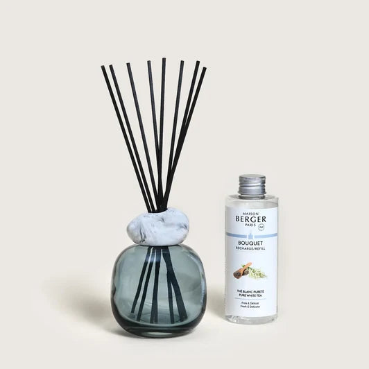 LAMPE BERGER - REED MINERAL BLEU/WHITE PURE