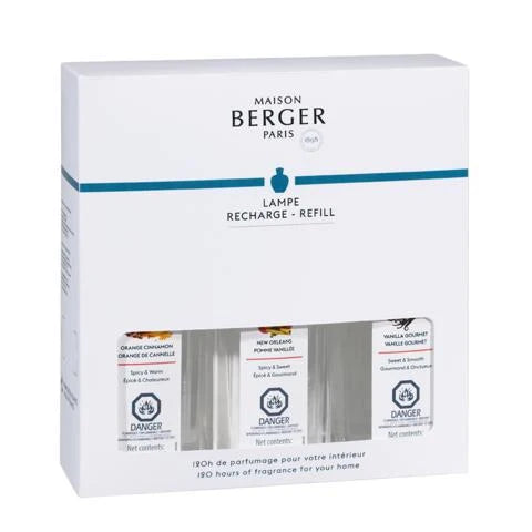 LAMPE BERGER-TRIO PACKS WARM PACK 250MLX3