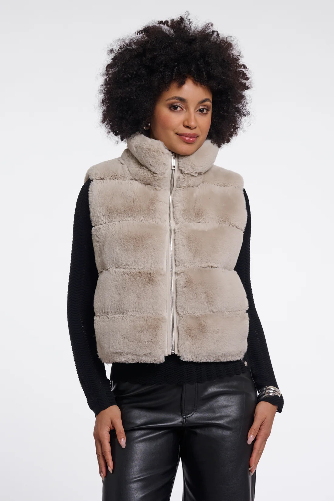 RINO & PELLE - FAUX FUR WAISTCOAT