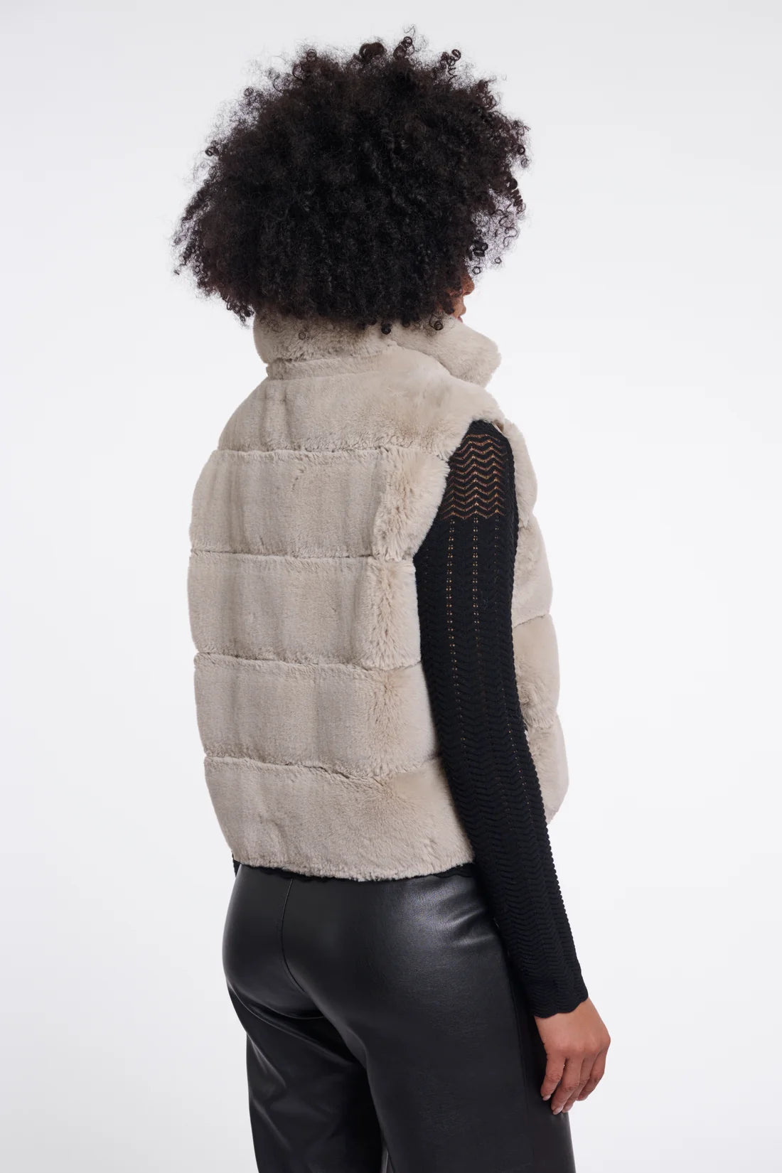 RINO & PELLE - FAUX FUR WAISTCOAT