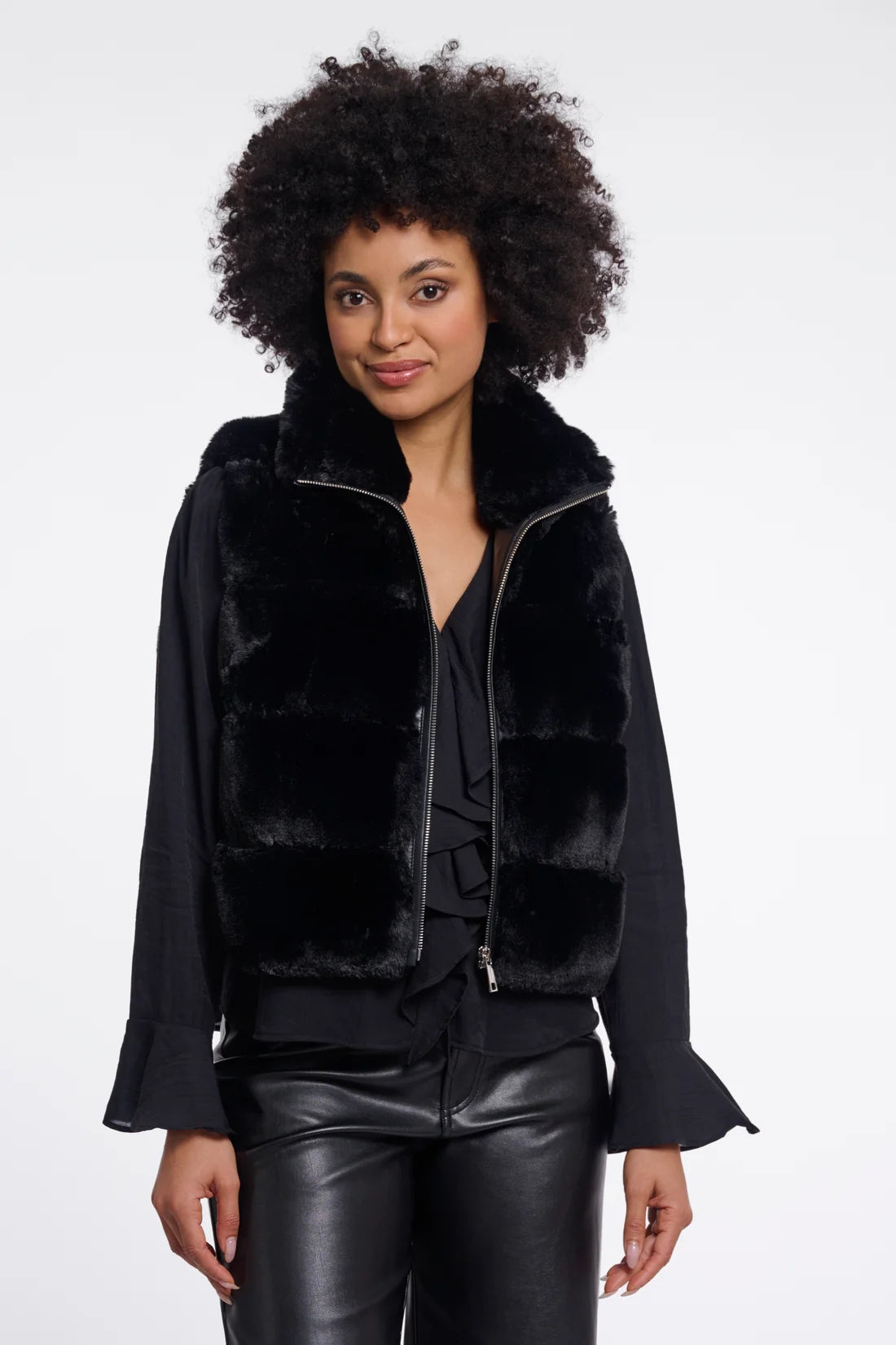 RINO & PELLE - FAUX FUR WAISTCOAT