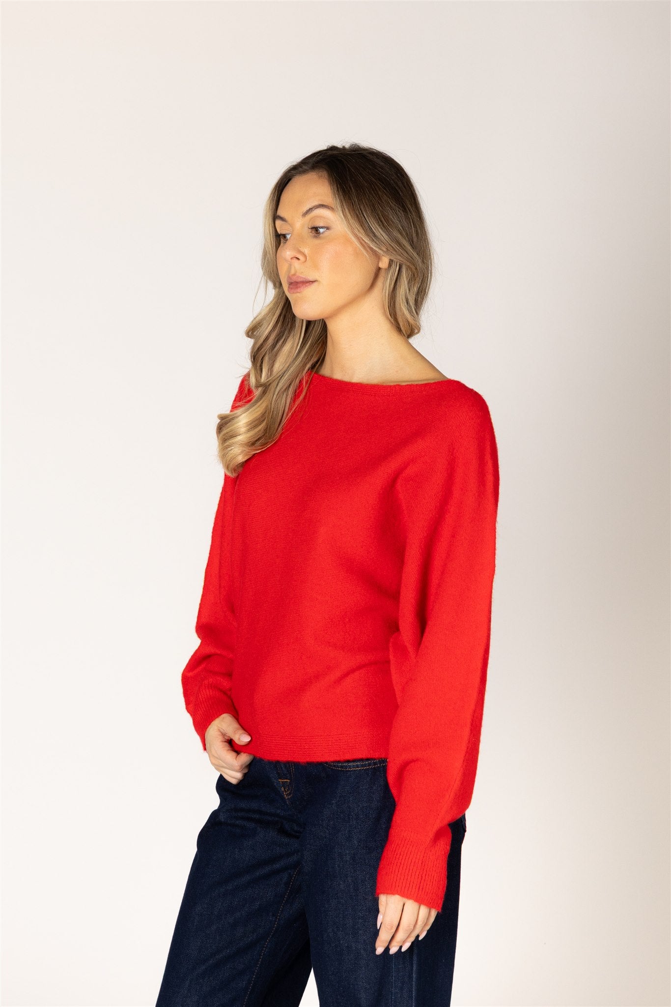 LYLA & LUXE - NOBU MUST HAVE OFF SHOULDER SWEATER
