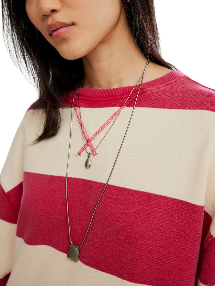 FREE PEOPLE - CLASSIC STRIPE CREW